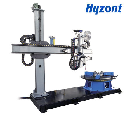 Automatic Hot Wire TIG Vertical Cladding Welding Machine Valve Bore Ring Groove Cladding Water Cooling