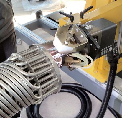 400Amp Tüm Konumlu Tüpten Tüp Yaprağı Kaynak Makinesi, Isı Değiştiricisi Kaynak için Dokunmatik Ekran Kontrolü ile